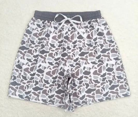 Grey camo men’s swim